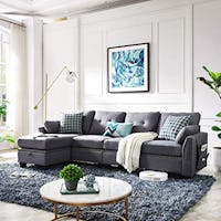 HONBAY Reversible Sectional Sofa
