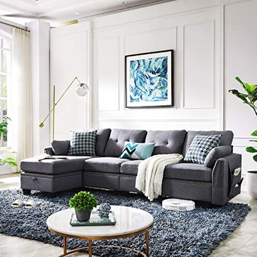 HONBAY Reversible Sectional Sofa
