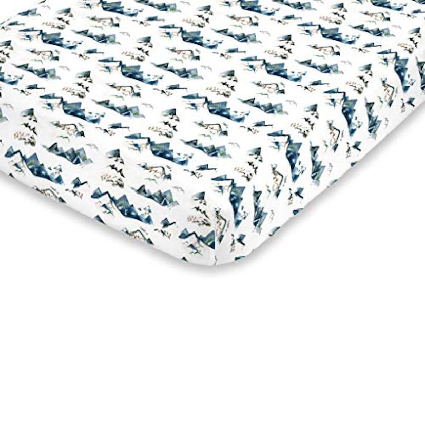 NoJo Super Soft Fitted Mini Crib Sheet