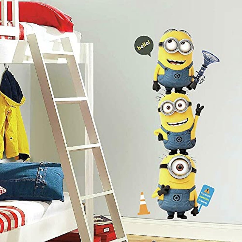RoomMates Despicable Me 2 Minions Giant Peel And Stick Giant Wall Decals