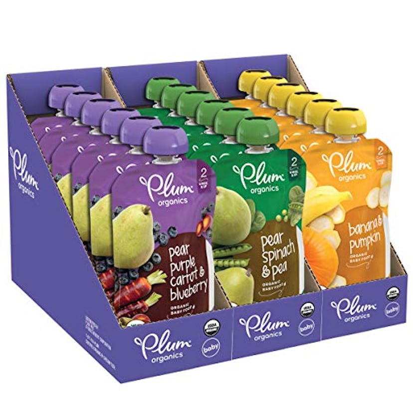 Plum Organics — Pack of 18 Baby Food Pouches