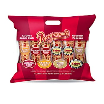 Popcornoplis 12 Cone Snack Pack