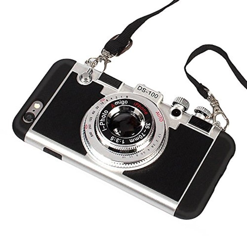 Black Lemon Vintage Camera Phone Case