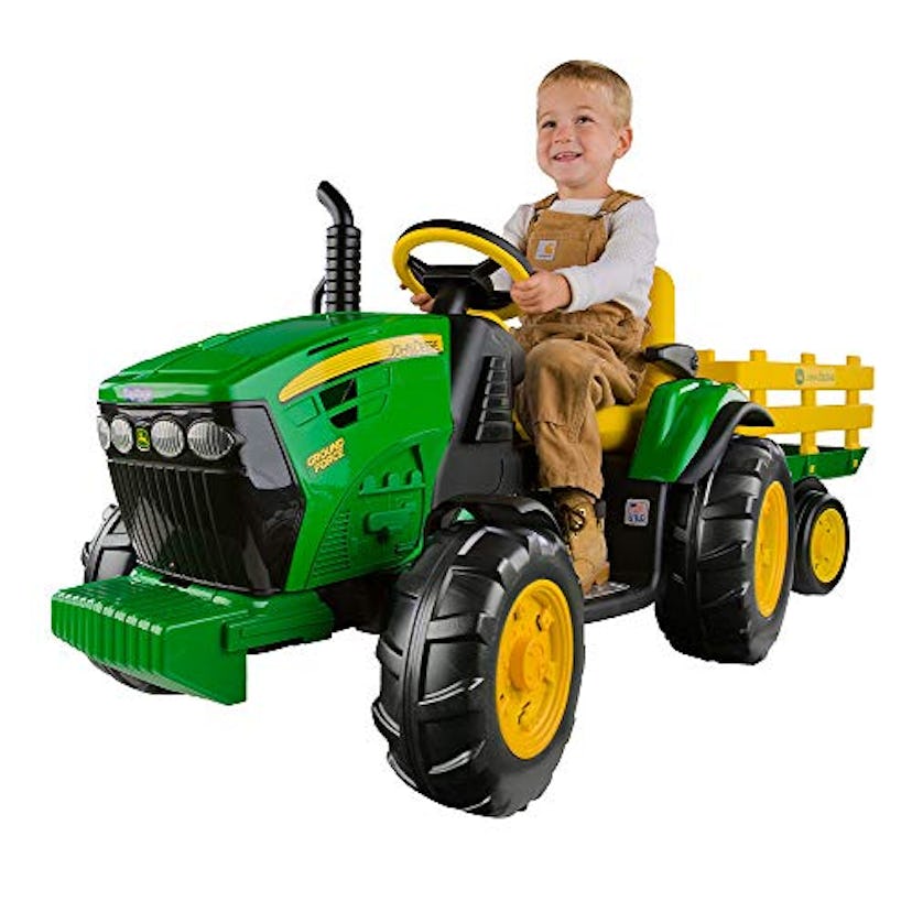 Peg Perego Ground Force Tractor with Trailer