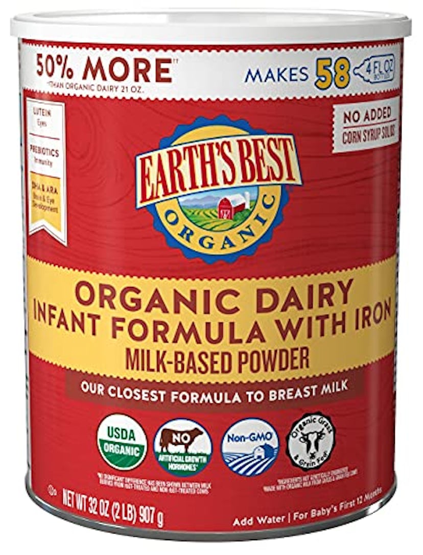 Earth's Best Organic Dairy Infant Formula, 35 Ounce