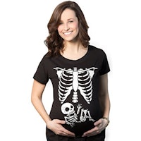 Skeleton Baby T-Shirt | Halloween Pregnancy Announcement