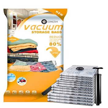 Simple Houseware 10 Vacuum Storage Bags to Space Saver for Bedding, Pillows, Towel, Blanket, Clothes Bags (5 x Extra Large, 5 x Large)