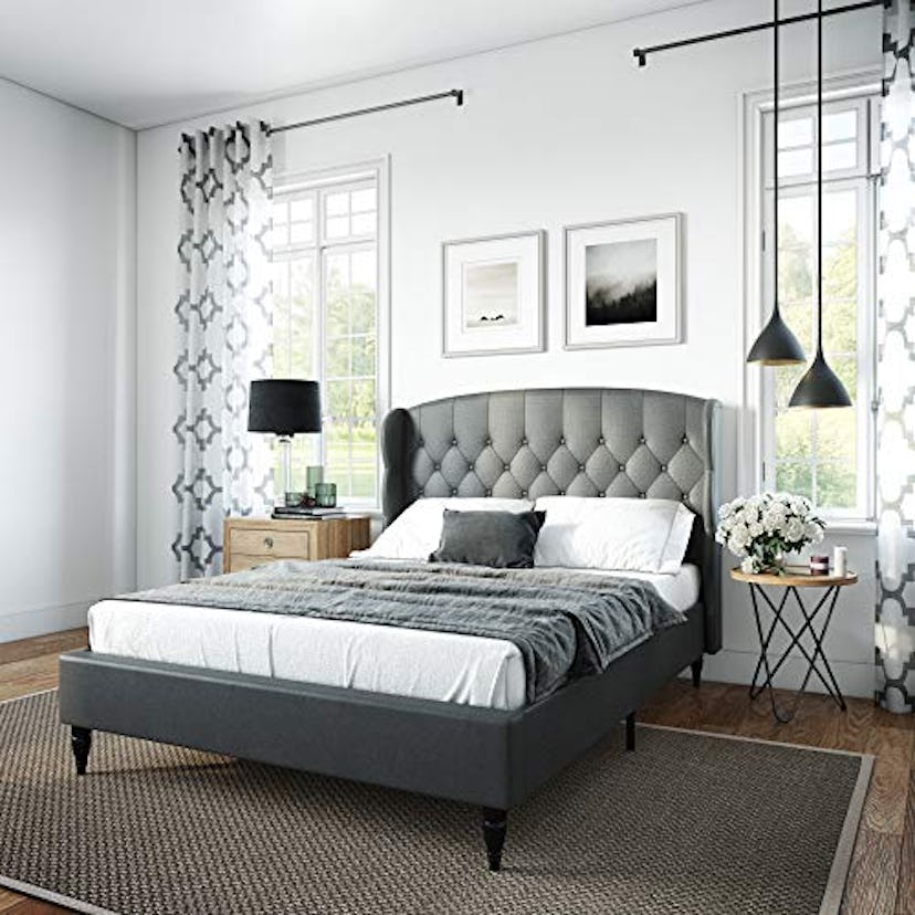 Classic Brands Coventry Upholstered Platform Bed Frame