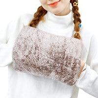 Toyuugo Heated Hot Water Bottle with Soft Fleece Cover