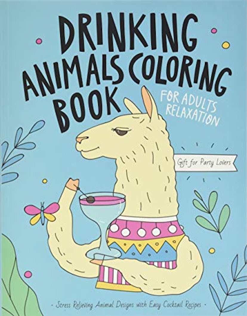 Animals Drinking Coloring Book
