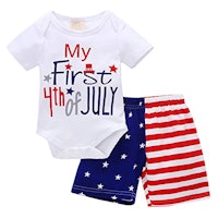 OwlFay First 4th of July Outfit