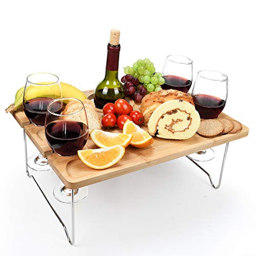 Outdoor Wine Picnic Table