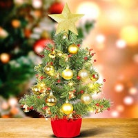 MAOYUE 20in Tabletop Artificial Christmas Tree