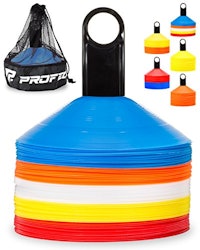 Profect Sports Set of 50 Pro Disc Cones with Carry Bag