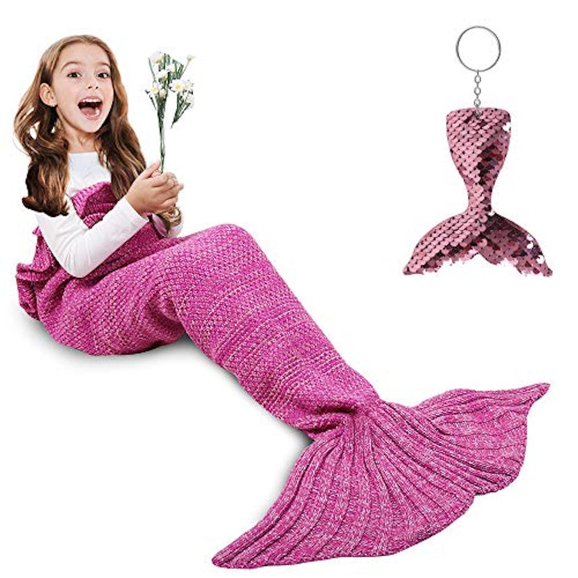 Amyhomie Mermaid Tail Blanket