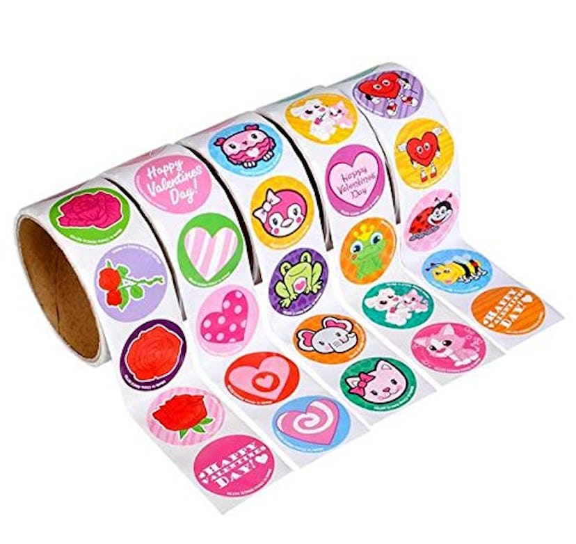 Rhode Island Novelty Store Valentine's Day Sticker Rolls