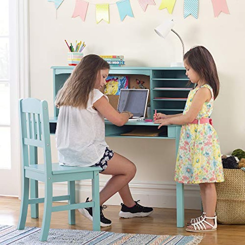 Guidecraft Children’s Media Desk And Chair Set