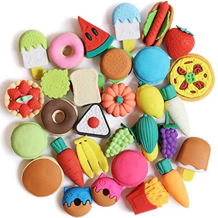 Mr. Pen 30-Pack Food Erasers — LATEX FREE