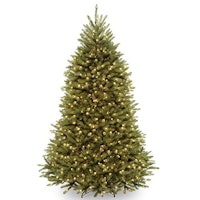 7.5ft Artificial Fir Christmas Tree with Dual Color LED Lights