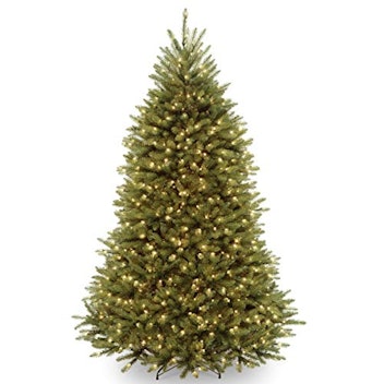 7.5ft Artificial Fir Christmas Tree with Dual Color LED Lights