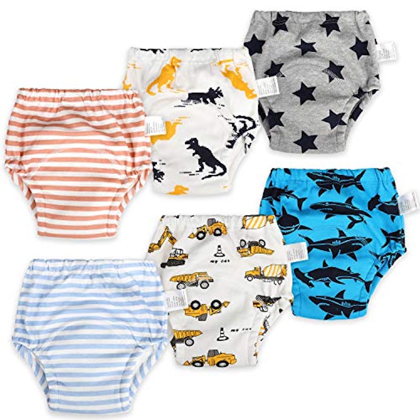 MooMoo Baby Cotton Training Pants (6-Pack)