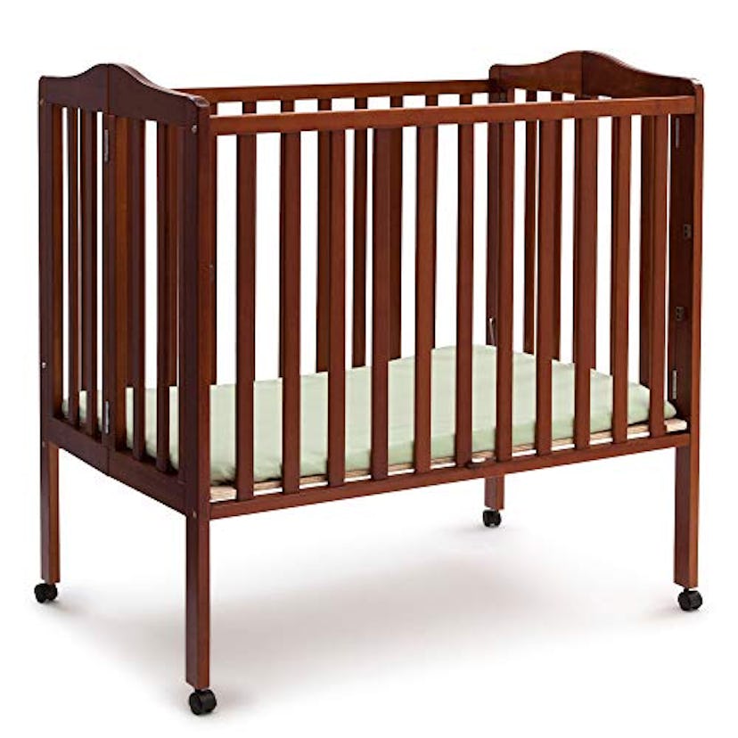 Delta Children Folding Portable Mini Baby Crib