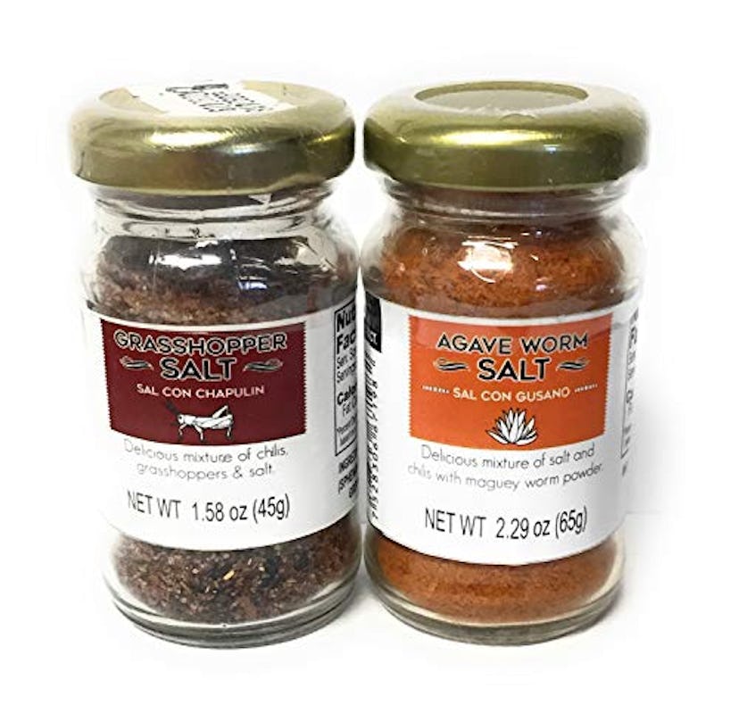 Worm Salt And Grasshopper Salt