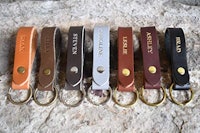 Northwind Supply Personalized Leather Keychain