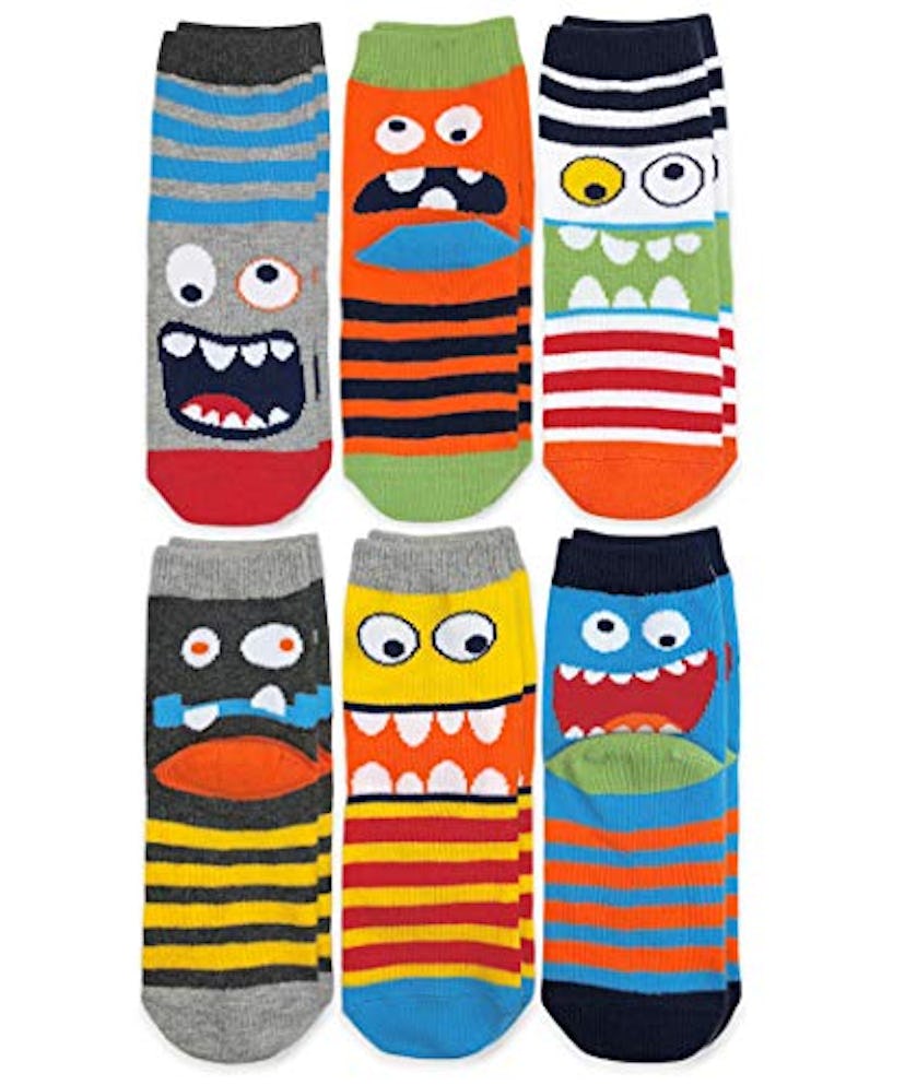 Jefferies Monster Pattern Socks