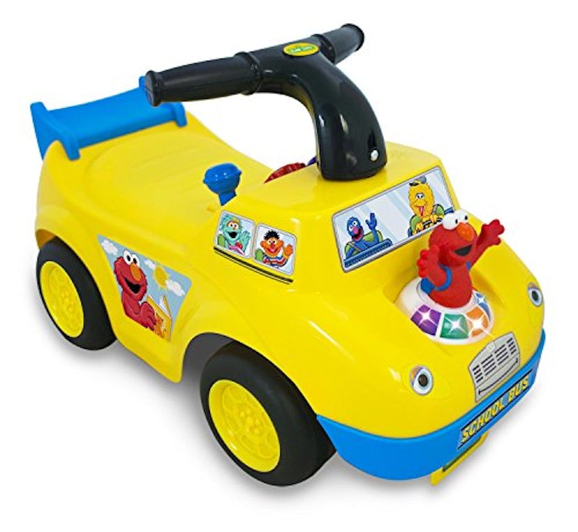 Sesame Street Ride-On School Bus