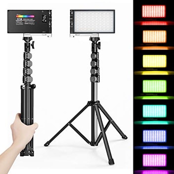 LED Camera Light With Portable Tripod Stand