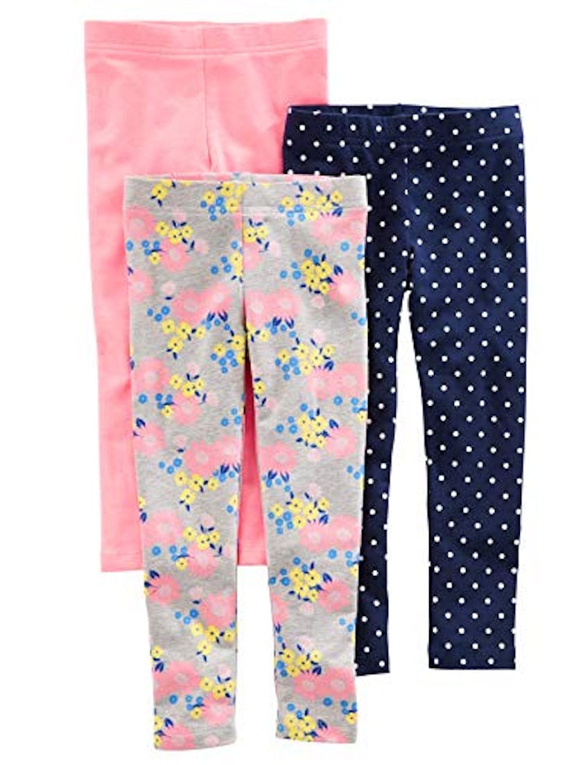 Simple Joys by Carter's Toddler Girls' 3-Pack Leggings