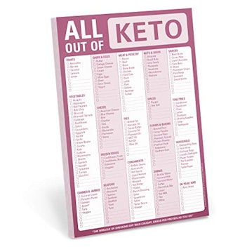 Knock Knock "All Out Of" Pad (Keto)
