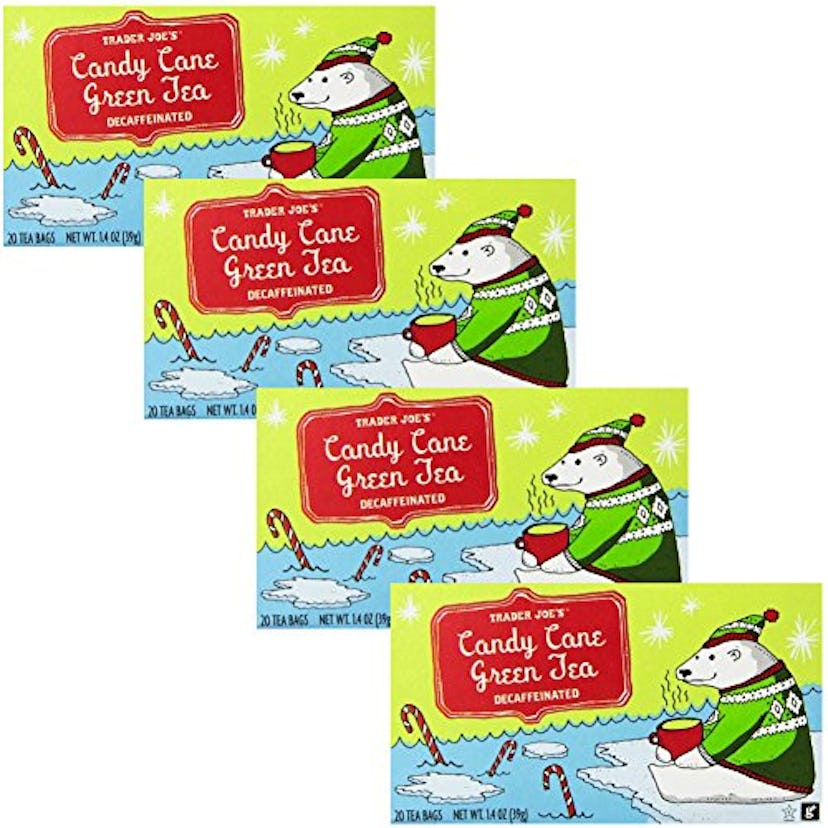 Trader Joe's Candy Cane Green Tea, 4-Pac...