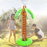 Neilyoshop Inflatable Palm Tree Yard Sprinkler