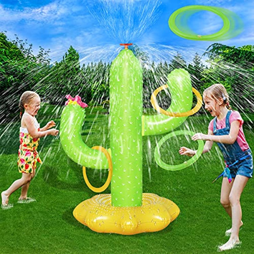 Boogem Inflatable Cactus Sprinkler Game