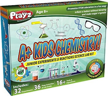 Playz STEM A+ Kids Chemistry Junior Experiments & Reactions Science Lab Kit
