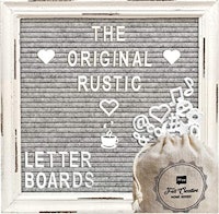 The Original Rustic Felt Letterboard