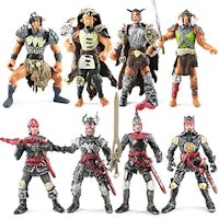 Bvrorere Knight and Orcs Warriors Action Figures Toys