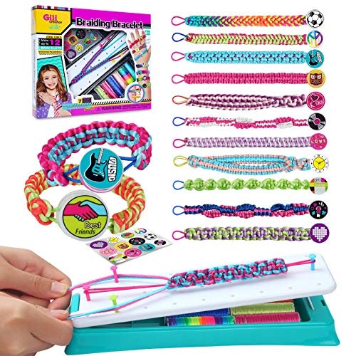 400 Creative Arts and Crafts for Kids FunLittleToy DIY Bracelet Making Kit for Girls Pieces Jewelry Making Kits Set 