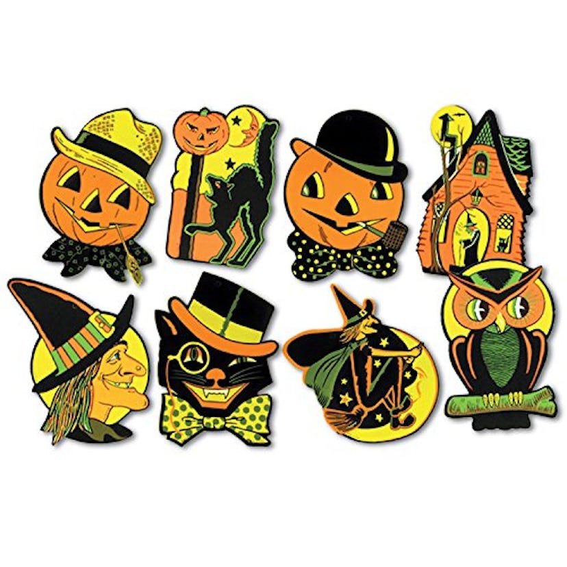 Beistle Pkgd Vintage Halloween Cutouts