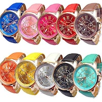 CdyBox Leather Band Watches
