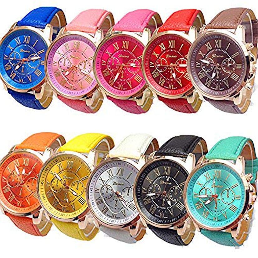 CdyBox Leather Band Watches