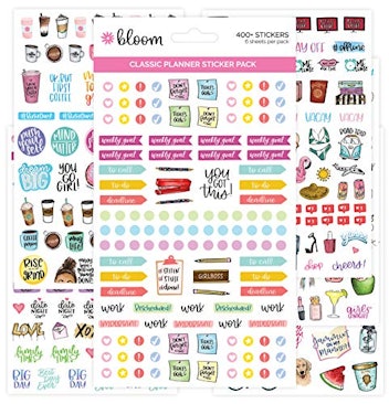Bloom Daily Planner Sticker Sheets