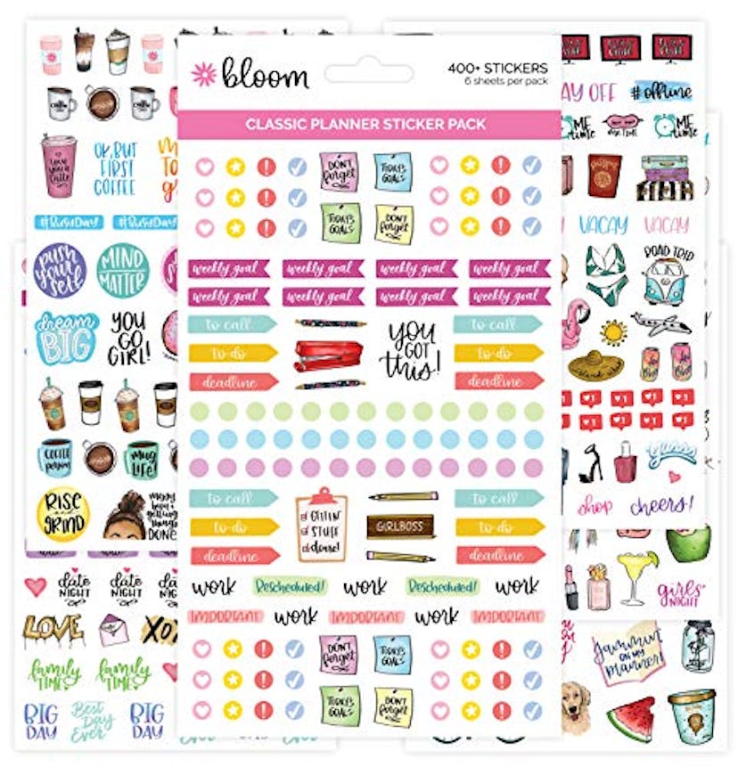 Bloom Daily Planner Sticker Sheets