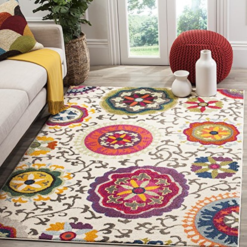 Safavieh Boho Floral Pet-Friendly Rug