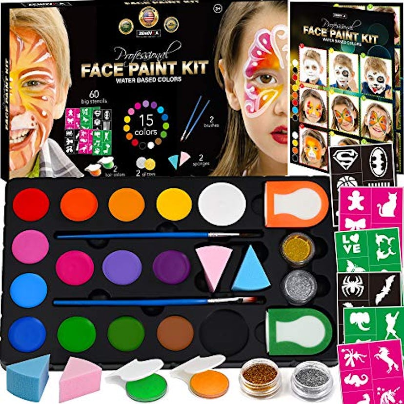 Zenovika Face Paint Kit for Kids