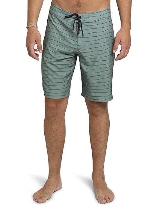 Kove Mondo Boardshorts Recylced Men's Quick Dry 4 Way Stretch 20&quot; Matching Swimsuit 34 Sage Gre...