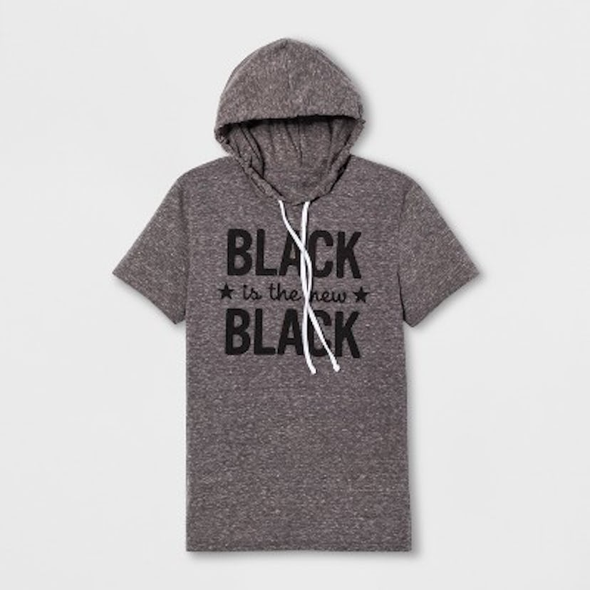 Adult Short Sleeve Black Is The New Black T-Shirt - Dark Heather - image 1 of 1