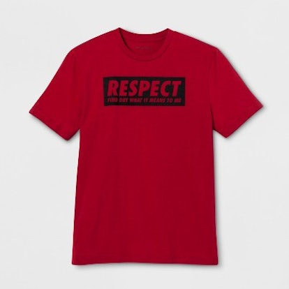 Lyric Culture Adult Short Sleeve Respect T-Shirt - Red - image 1 of 2